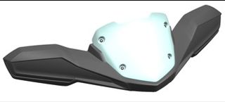 ΛΥΡΗΣ CFMOTO CFORCE 850/1000 HAND GUARD ASSEMBLY WITH WINDSCREEN, 9AYV-805100-2A00