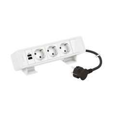 ON DESK WHITE 3 SCH+USB A+C 15W 2M KΑΛΩΔ