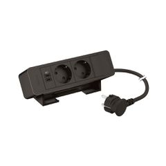 ON DESK BLACK 2 SCH+USB C+C 15W 2M KΑΛΩΔ