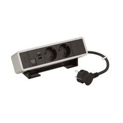 ON DESK AL-BL 2 SCH+USB AC+RJ45+2M KΑΛ
