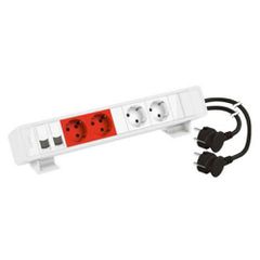ON DESK WHITE 2SCH+2TAMPERP+2RJ45+2M KΑΛ