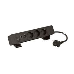 ON DESK BLACK 3SC+USB A+C+RJ+HDMI+2M KΑΛ