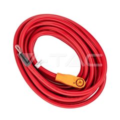 V-TAC - Καλώδιο 4AWG 5m για Σύνδεση Πολού Θετικού HV BOX - Inverter - SKU 11864