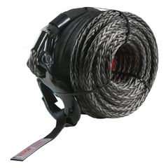 VEVOR Synthetic Winch Rope, 1/2 Inch x 92 Feet 32.000 lbs Synthetic Winch Line Cable Rope with Protective Sleeve + σφυρήλατο άγκιστρο βαρούλκου + ιμάντα έλξης, Universal εφαρμογή για SUV, μεγάλο όχημα
