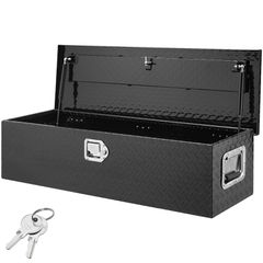 Κιβώτιο εργαλείων κρεβατιού φορτηγού VEVOR Heavy Duty, Εργαλειοθήκη Diamond Plate με Πλαϊνή λαβή και κλειδαριά κλειδαριάς, Storage Tool Box Chest Box Organizer για παραλαβή, Κρεβάτι φορτηγού, RV, Trai