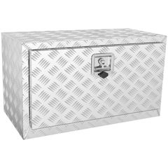 VEVOR Underbody Truck Box, 30"×14"×16" Pickup Storage Box, Heavy Duty Aluminium Diamond Plate Tool Box με κλειδαριά και κλειδιά, Αδιάβροχο κουτί αποθήκευσης τρέιλερ με μάνταλο T-handle για φορτηγό, φο