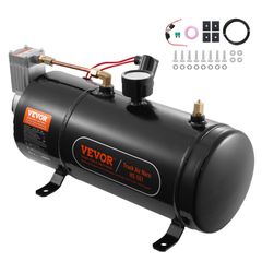 Συμπιεστής αέρα VEVOR 12V με ενσωματωμένο σύστημα αεροσυμπιεστή 0,8 Gal/3L Tank Air Horn