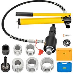VEVOR Hydraulic Exhaust Pipe Expander, μέγεθος 1-5/8" έως 4-1/4", 10 T χειροκίνητο φορείο υδραυλικού σωλήνα με 4 μήτρες και 2 θήκη αποθήκευσης για σωλήνες χαλκού, αλουμινίου στην επισκευή αυτοκινήτων