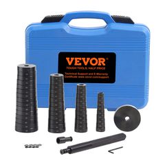 VEVOR 52PCS Προσαρμοσμένο σετ ρουλεμάν ρουλεμάν & στεγανοποιητικού οδηγού, Σετ ρουλεμάν τροχού κιβωτίου ταχυτήτων, Εξάρτημα τοποθέτησης στεγανοποιητικού οδηγού, μετρικοί δίσκοι 18-65mm & 74mm Κιτ εργα