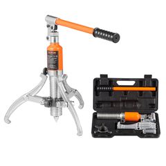 VEVOR Hydraulic Gear Puller, 5 Ton Max Capacity Wheel Bearing Pulling Separator, 2 ή 3 Jaws Puller, Κάθετα και Οριζόντια, 8" Υδραυλικό εξολκέα σιαγόνων με θήκη για έλξη πλήμνων