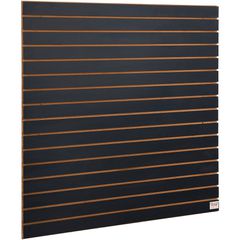Πάνελ VEVOR Slatwall, 4 πόδια x 2 πόδια Μαύρα πάνελ τοίχου γκαράζ 24" Υ x 48" L (Σετ από 2 πάνελ), Οθόνη βαρέως τύπου πάνελ οργάνωσης τοίχου γκαράζ για κατάστημα λιανικής, τοίχο γκαράζ και οργάνωση απ
