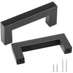 VEVOR 30 Pack Ντουλάπι έλξης, 3 ιντσών / 76 χιλιοστά Κέντρο στο κέντρο Λεπτό τετράγωνο συρτάρι ντουλαπιών κουζίνας, ανοξείδωτα μοντέρνα χερούλια πόρτας ντουλαπιών κουζίνας για μπάρα μπάνιου κουζίνας Ε