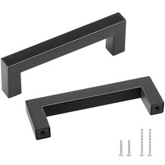 VEVOR 30 Pack Ντουλάπι Ντουλάπα, 3,86 ίντσες / 96 χιλιοστά Κέντρο στο κέντρο Λεπτό τετράγωνο συρτάρι ντουλαπιών κουζίνας, ανοξείδωτες μοντέρνες λαβές πόρτας ντουλαπιών κουζίνας για μπάρα μπάνιου κουζί