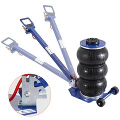 VEVOR Air Jack, 3 Ton/6600 lbs Triple Bag Air Jack, Airbag Jack με έξι χαλύβδινους σωλήνες, ανύψωση έως 17,7", 3-5 s Fast Lifting Pneumatic Jack, με ρυθμιζόμενες μακριές λαβές για αυτοκίνητα, γκαράζ,