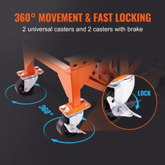 VEVOR Hydraulic Motorcycle Lift Table 350 LBS Dirt Bike Scissor Jack Stand-thumb-5