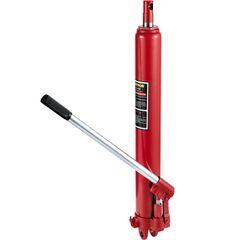 VEVOR Hydraulic Long Ram Jack, χωρητικότητας 3 Tons/6600 lbs, με μονοέμβολη αντλία και βάση Clevis, χειροκίνητος επιλογέας κερασιού με λαβή, για γερανούς γκαράζ/καταστήματος, ανυψωτικό κινητήρα, κόκκι