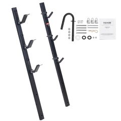 Βάση κοπής VEVOR, 3 Θέσεις Weeder Trimmer Rack, Locking Trim Holder Landscape Rack Carrier Mount on Open Pickup/Trailer Enclosed Trailers, Pair