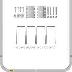 VEVOR Boat Trailer Guide-ons, 46\", One Pair Trailer Trailer ons, Ανθεκτικοί στη σκουριά οδηγοί ρυμουλκούμενου με ρυθμιζόμενο πλάτος, εξαρτήματα τοποθέτησης που περιλαμβάνονται, για σκάφος σκι, ψαρόβα