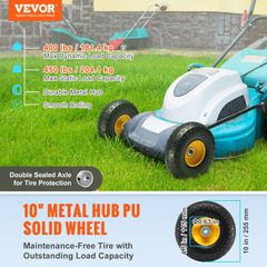 Ελαστικό VEVOR Solid PU Run-Flat Ελαστικό Τροχός Flat Free Tubeless 10" 2-pack 400 lbs-thumb-1