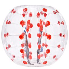 Φουσκωτή μπάλα προφυλακτήρα VEVOR 1-pack, 4FT/1,2M Body Sumo Zorb Balls για εφήβους και ενήλικες, πάχους 0,8mm PVC Human Hamster Bubble Balls για ομαδικό παιχνίδι σε εξωτερικό χώρο, παιχνίδια προφυλακ