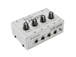 OMNITRONIC LH-031 HEADPHONE AMPLIFIER 4-channel, RCA and 6.3 mm jack - OMNITRONIC
