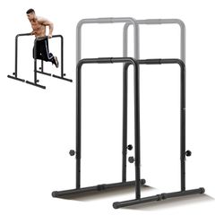 VEVOR Dip Bars, χωρητικότητα 440 lbs, Heave Duty Dip Stand Stand με ρυθμιζόμενο ύψος, Fitness Workout Dip Bar Station Stabilizer Parallette Push Up Stand, Παράλληλες μπάρες για προπόνηση δύναμης στο σ
