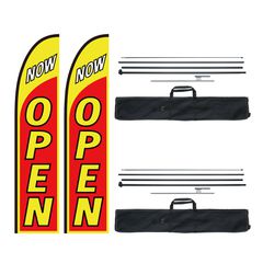 VEVOR Open Flags for Business Advertising Flags και Poles for Outside 16,3 FT