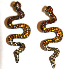 Σκουλαρίκια Antique multi color ζιρκόνια 5cm από κλείσιμο καταστήματος RQ081