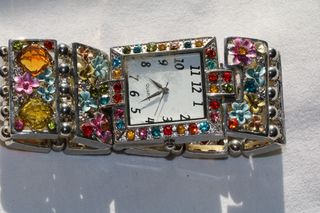 Ρολόι Antique diamond color κρύσταλλοι ζιρκόνια από κλείσιμο καταστήματος RQ098