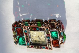 Ρολόι Antique diamond color κρύσταλλοι ζιρκόνια από κλείσιμο καταστήματος RQ100