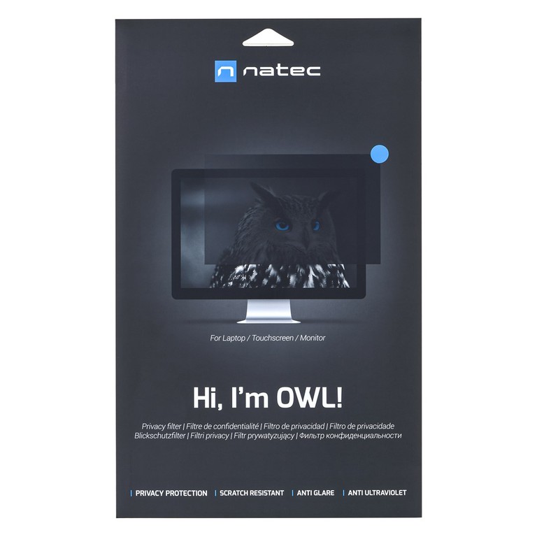 NATEC PRIVACY FILTER OWL 17.3" 16:9
