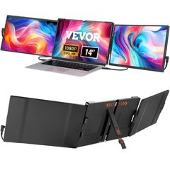VEVOR Laptop Screen Extender 14" HD 1080P φορητή οθόνη για φορητό υπολογιστή 13"-17