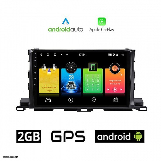 TOYOTA HIGHLANDER 2014-2025 Android οθόνη αυτοκίνητου