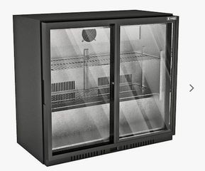 BACK BAR ΔΙΠΛΟ ΜΕ ΣΥΡΟΜΕΝΕΣ ΠΟΡΤΗΣ  208lt Υ86.5xΠ90xΒ52cm