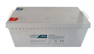 ΜΠΑΤΑΡΙΑ AEG STORAGE 6-GFM-200 ΒΑΘΕΙΑΣ ΕΚΦΟΡΤΙΣΗΣ VRLA GEL 12V220AH c20