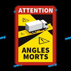 Αυτοκόλλητο Τυφλού Σημείου Angles Morts 25Χ17