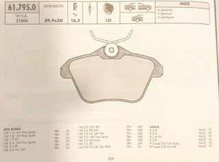 ΤΑΚΑΚΙΑ ΟΠ. ALFA ROMEO 156-164-166/LANCIA KAPPA (CECAUTO) WVA 21606