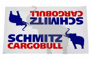 Αυτοκόλλητα Θαλάμου Πλαϊνό Schmitz Cargobull Κόκκινο / Μπλε