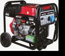 Geotec GTD-7000 Γεννήτρια Πετρελαίου με Μίζα, Ρόδες και Μέγιστη Ισχύ 7kVA
