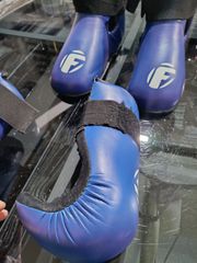 Σετ γάντια και προστατευτικά παπούτσια μπλε ΜΕΓΕΘΟΣ small