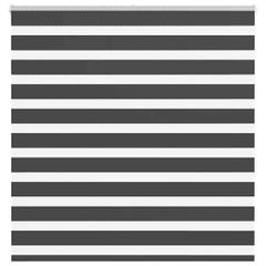 vidaXL Ζέβρα τυφλή Μαύρο Πλάτος υφάσματος 145,9 εκ. Πολυεστέρας