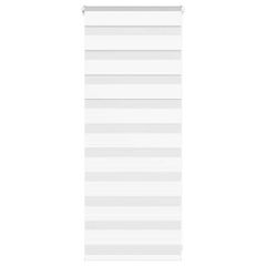 vidaXL Ζέβρα τυφλή Λευκό Πλάτος υφάσματος 55,9 εκ. Πολυεστέρας
