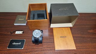 Ingersoll I01903 Bateman - Ρολόι Χρονογράφος Αυτόματο με Δερμάτινο Λουράκι