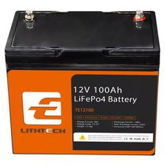 12V 100Ah Life PO4 Battery with Bluetooth Lithtech