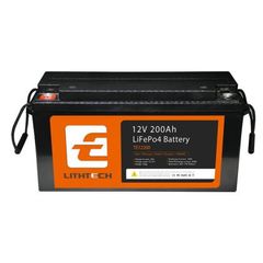 12V 200Ah LifePO4 battery with bluetooth lithtech