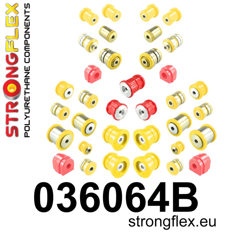 Full suspension polyurethane bush kit
