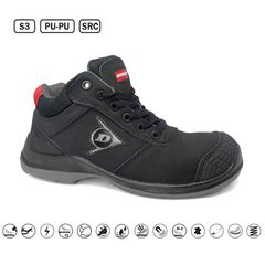 ΜΠΟΤ. DUNLOP FIRST ONE ADV-EVO ΜΑΥΡ/ΚΟΚ S3 ΜΕΓ.40-46 (711050)