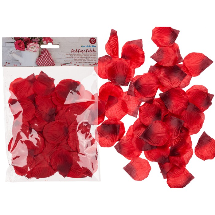 Red rose petals 150 pieces