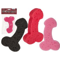 Bath sponge penis 19 cm Random