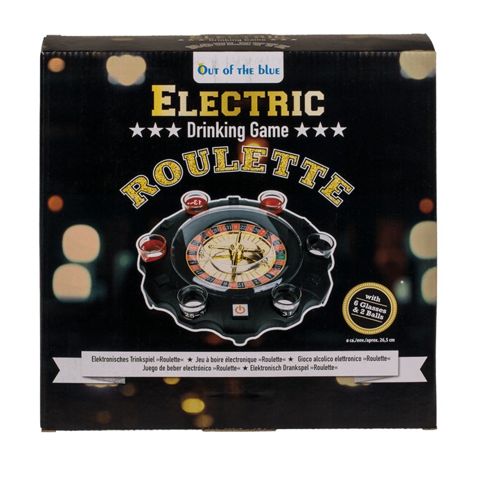 Electronic drinking game roulette